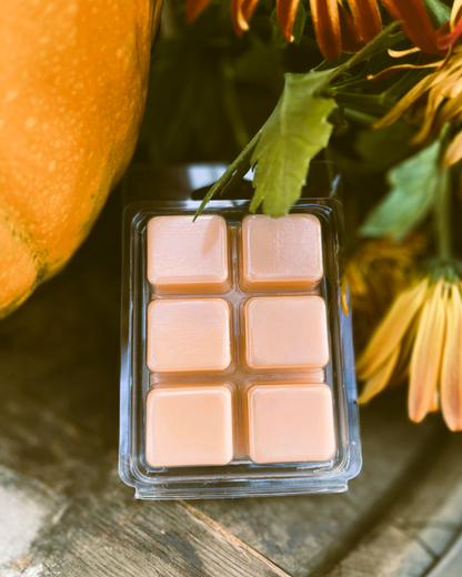 Embrace the cozy essence of fall with our Autumn Harvest Soy Wax Melts. This meticulously crafted soy wax melts&nbsp;captures the heartwarming aroma of the season, blending rich molasses, spicy cinnamon, and creamy vanilla to create a scent that's both comforting and inviting.

Imagine the warmth of a farmhouse kitchen on a crisp autumn morning, where the air is filled with the sweet scent of baked goods.