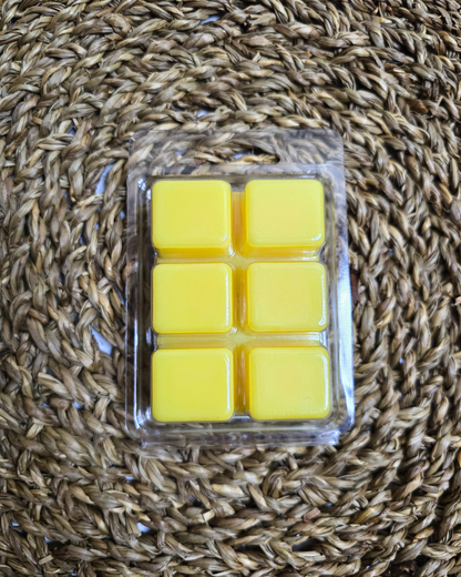 Transport yourself to a tropical oasis with our Pina Colada Wax Melts. With its delightful fusion of fresh pineapple, sweet coconut, and a hint of rum, this candle embodies the spirit of a summer escape, evoking memories of laid-back days at the beach.