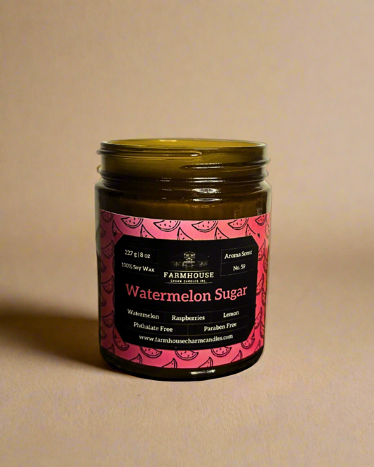 A juicy burst of sweet watermelon, tangy raspberries, and a splash of zesty lemon—this candle is like summer in a jar! Fresh, fruity, and oh-so-irresistible, it’s the perfect way to brighten any space with a mouthwatering aroma that’ll have you craving sunshine and smiles. www.farmhousecharmcandles.com